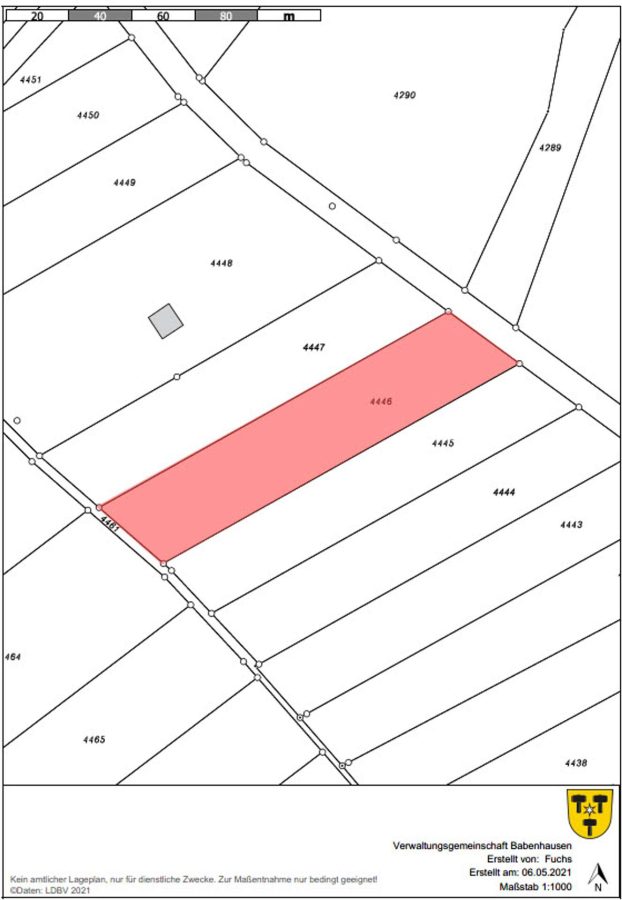 Traumhaftes Baugrundstück mit B-Plan vom Eigentümer, 87727 Babenhausen, Grundstück